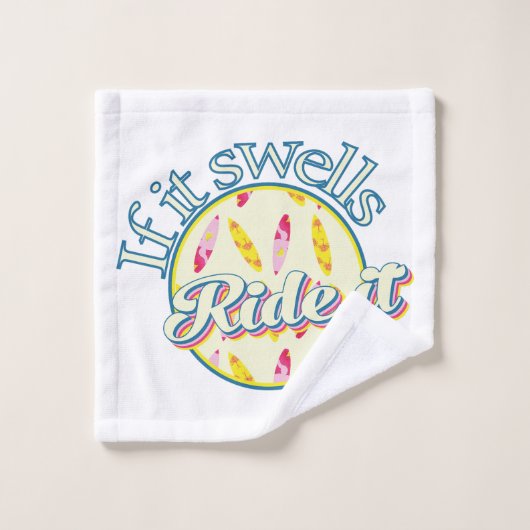 Als het zwelt, surft het op roze gierig bad handdoek (Wasdoekje)