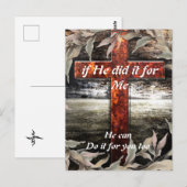 Als hij het voor mij Briefkaart deed (Voorkant / Achterkant)