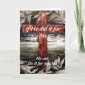 Als hij het voor mij Wenskaart deed Bedankkaart (Voorkant)