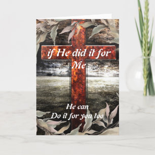 Als hij het voor mij Wenskaart deed Bedankkaart