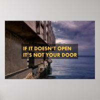 Als hij niet open gaat, is het niet jouw deur