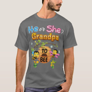 Als hij of zij opa is om geslacht te zijn, onthull t-shirt