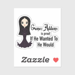 Als hij wilde Stickers