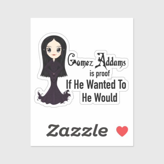 Als hij wilde Stickers (Vel)