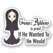 Als hij wilde Stickers (Voorkant)