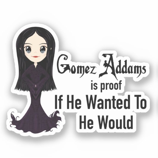 Als hij wilde Stickers (Voorkant)