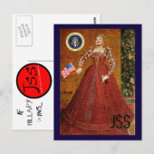Als Hillary JSS wint Briefkaart (Voorkant / Achterkant)