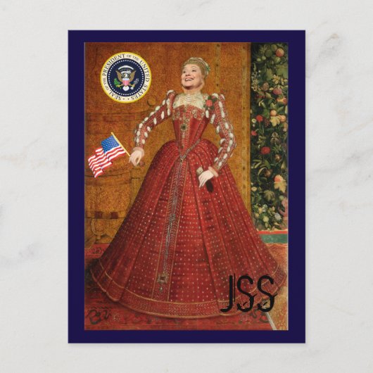 Als Hillary JSS wint Briefkaart (Voorkant)