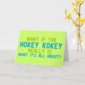 Als Hokey Kokey werkelijk is Wat het allen over is Kaart (Gele Bloem)