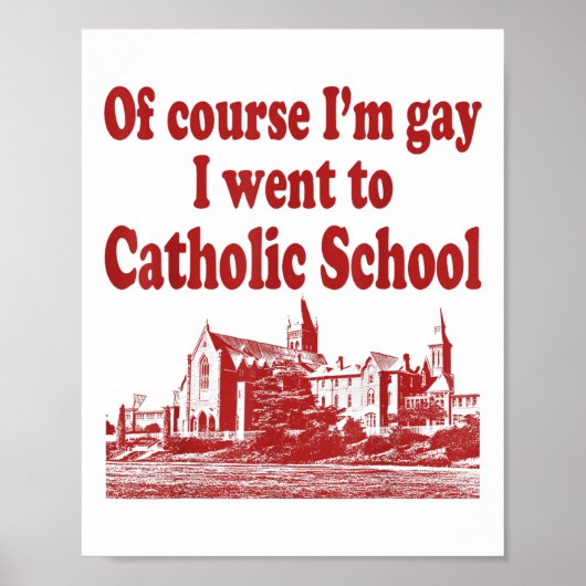 Als homo ging ik naar de katholieke school poster (Voorkant)