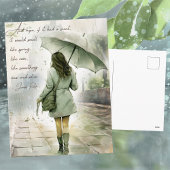 Als Hope een Scent Inspirerend Waterverf had Feestdagenkaart