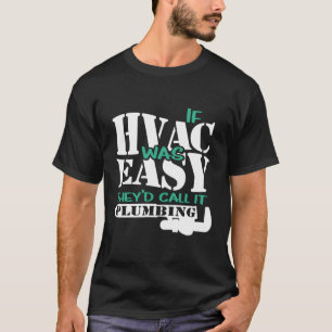 Als HVAC het Gemakkelijke Grappige HVAC-Techloodgi T-shirt