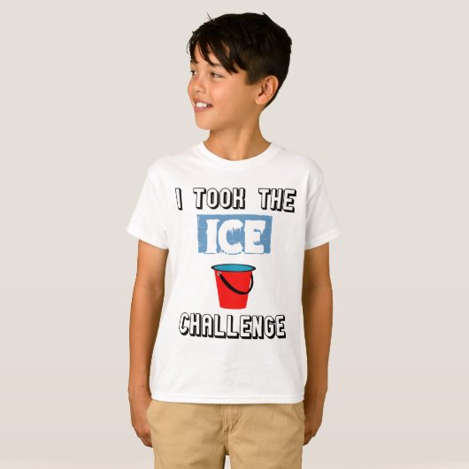 ALS Ice Bucket Challenge T-shirt (Voorkant volledig)