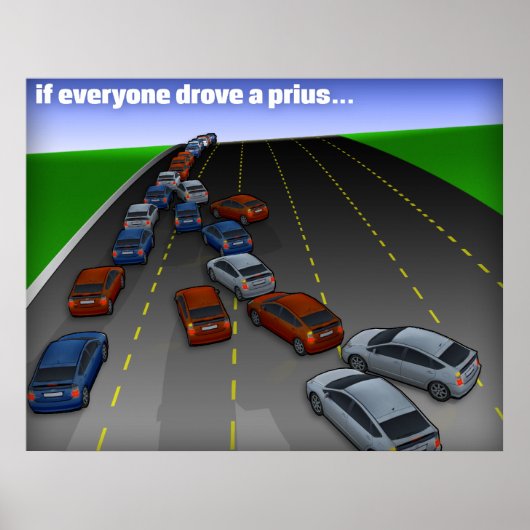 Als iedereen een prius reed... poster (Voorkant)