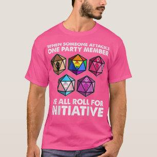 Als iemand een partijlid aanvalt, roepen we om t-shirt