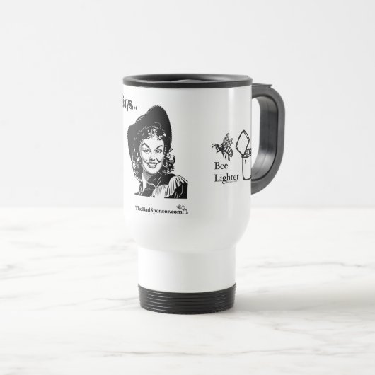 Als iemand gewoon weigert je te mogen... reisbeker (Voorkant rechts)