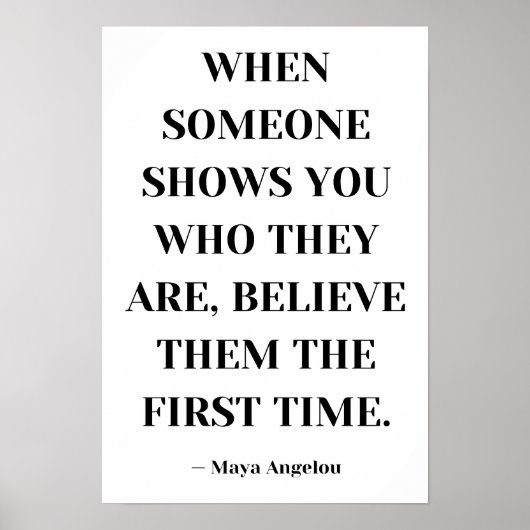 Als iemand je Show wie ze geloven Poster (Voorkant)