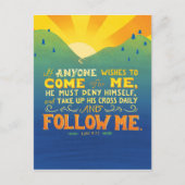 Als iemand me wil achtervolgen briefkaart (Voorkant)