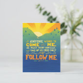 Als iemand me wil achtervolgen briefkaart (Staand voorkant)