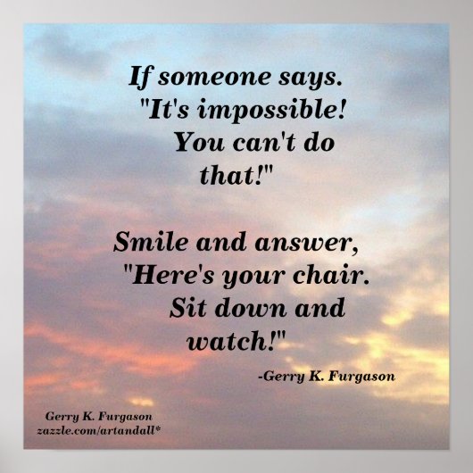 ALS IEMAND POSTER ZEGT (Voorkant)