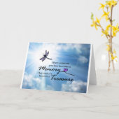 Als iemand van wie je houdt, libellen kaart (Gele Bloem)