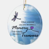 Als iemand van wie je houdt, libellen keramisch ornament (Links)