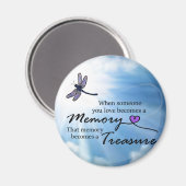 Als iemand van wie je houdt, libellen magneet (Voorkant / Achterkant)