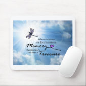 Als iemand van wie je houdt, libellen muismat (Met muis)