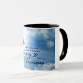 Als iemand van wie je houdt, vlinder mok (Voorkant rechts)