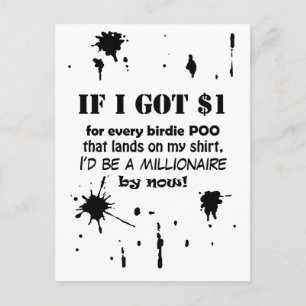 Als ik $1 heb briefkaart