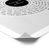 Als ik achter Lyric moet Herfsten Poster (Hoek)