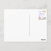 Als ik alleen een neus had briefkaart (Achterkant)