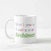 Als ik architect opkweek koffiemok (Links)
