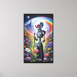 Als ik bij je ben, staat de tijd stil canvas afdruk