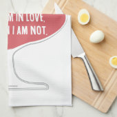 Als ik Champagne in Love Drink Theedoek (Quarter Fold)