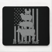 Als ik dat grappige grillen rook, zou ik roken dat muismat (Voorkant)