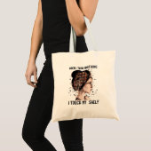 Als ik denk aan boeken, tik ik op mijn boekenreadi tote bag (Voorkant (product))