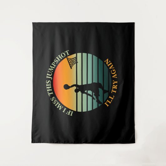 Als ik deze jumpshot mis, probeer ik Tapestry opni Wandkleed (Voorkant)