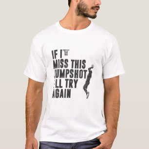 Als ik deze Jumpshot mis, zal ik opnieuw Vintage B T-shirt
