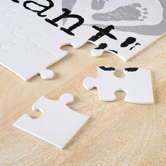 Als ik dik word, ben je ook zwanger legpuzzel (Zijkant)