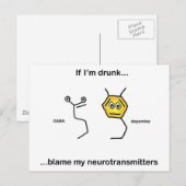 Als ik drink ben... briefkaart (Voorkant / Achterkant)