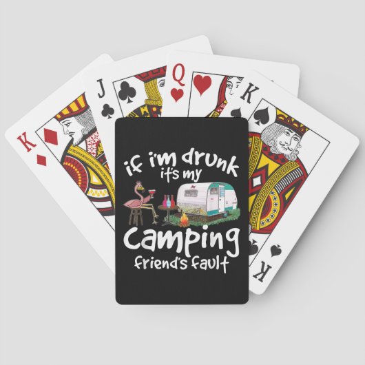 Als ik Drink word, is het de mislukte grappigheid Pokerkaarten (Achterkant)