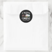 Als ik Drink word, is het de mislukte grappigheid Ronde Sticker (Tas)