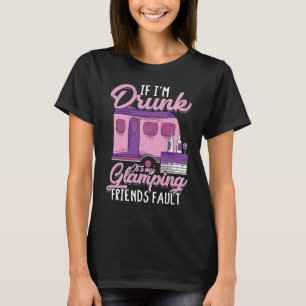 Als ik drink word, is het mijn glampende vrienden  t-shirt