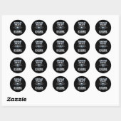 Als ik Drone Lot Drone Operator Rc Quaopter Vlieg Ronde Sticker (Vel)
