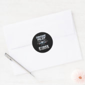 Als ik Drone Lot Drone Operator Rc Quaopter Vlieg Ronde Sticker (Envelop)