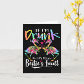 Als ik dronken ben is het de schuld van mijn Ie Fl Kaart (Gele Bloem)