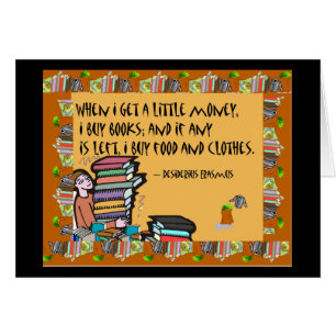 Als ik een beetje geld krijg, koop ik boeken