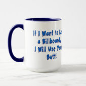 Als ik een Billboard wil huren Mok (Links)