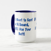 Als ik een Billboard wil huren Mok (Voorkant links)